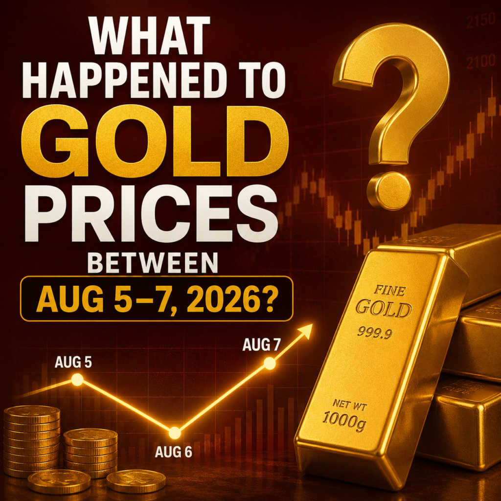 What Happened to Gold Prices Between Aug 5–7, 2026?